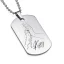 Vojenská psí známka personalizovaná - dog tag