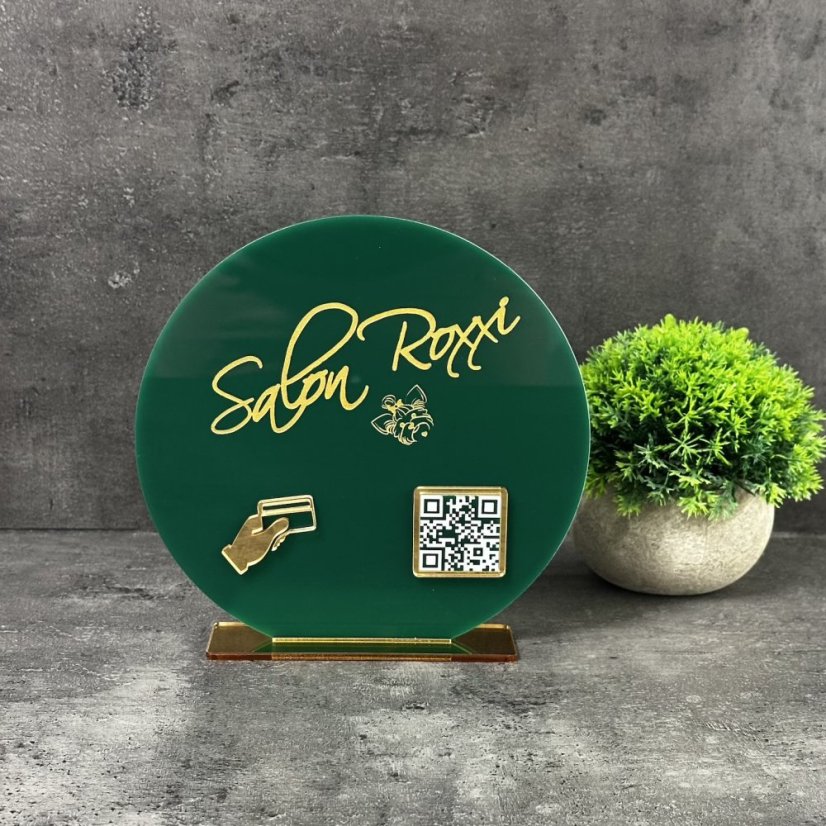 Business QR cedulka / QR stojánek