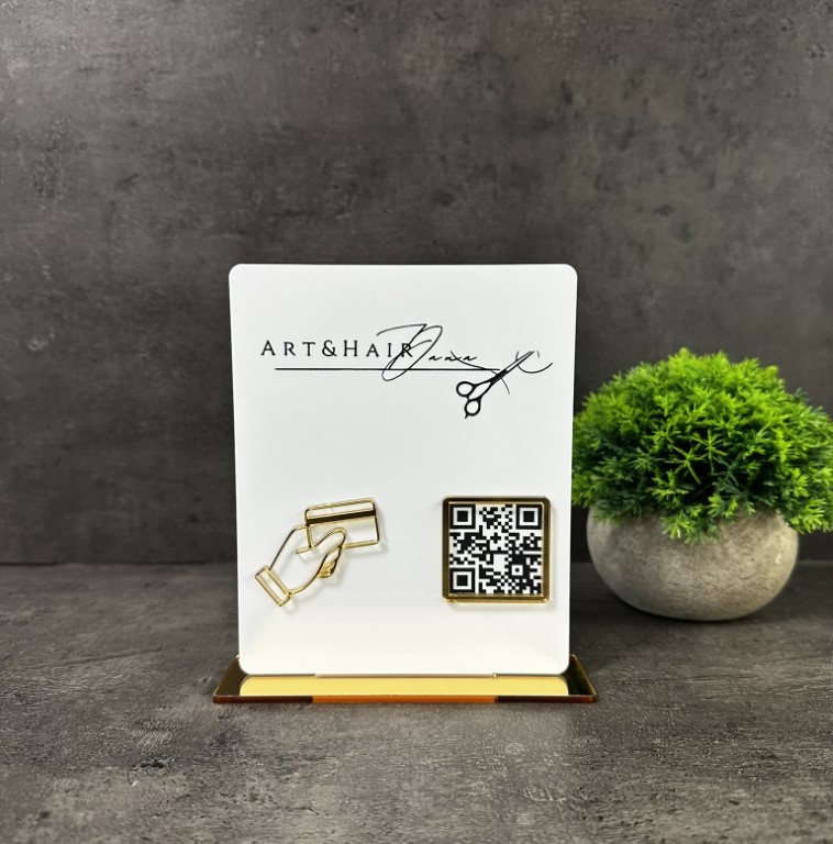Business QR cedulka / QR stojánek