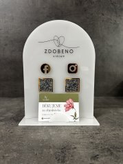 Business QR cedulka + vizitky