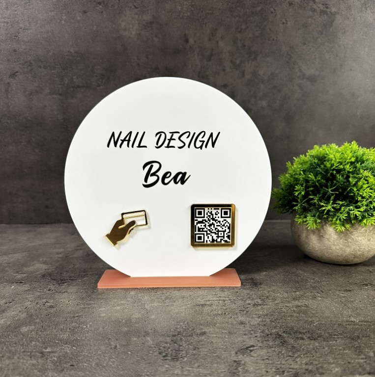 Business QR cedulka / QR stojánek