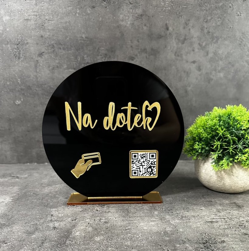 Business QR cedulka / QR stojánek