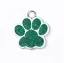 Psí známka tlapka Glitter s gravírováním