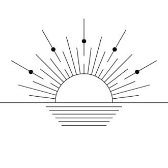 Zapadající slunce