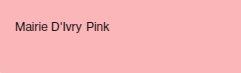 Marie D’ivry Pink