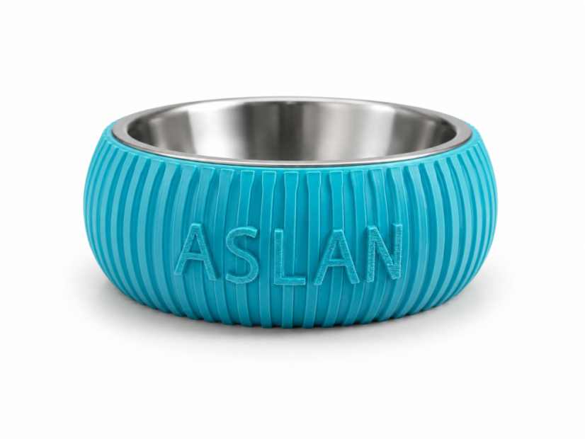 Personalizovaná miska pro psa se jménem - Velikost: XL | Ø 21 cm | 1,8 l