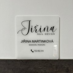Informační cedule do provozovny