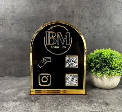 Business QR cedulka / QR stojánek