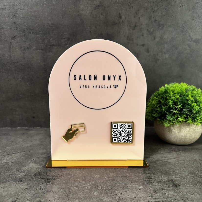 Business QR cedulka / QR stojánek