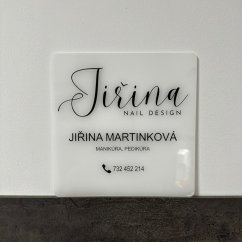 Informační cedule do provozovny
